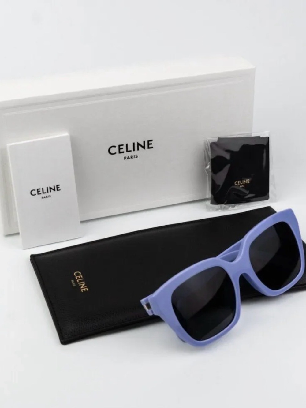 Celine Monochroms Square Sunglasses, 56mm